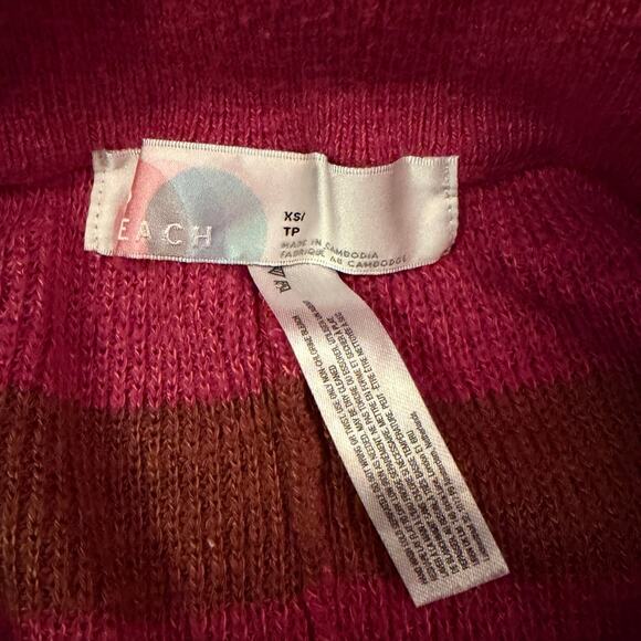 Free People Beach Striped Shorts Size XS - Picture 2 of 6